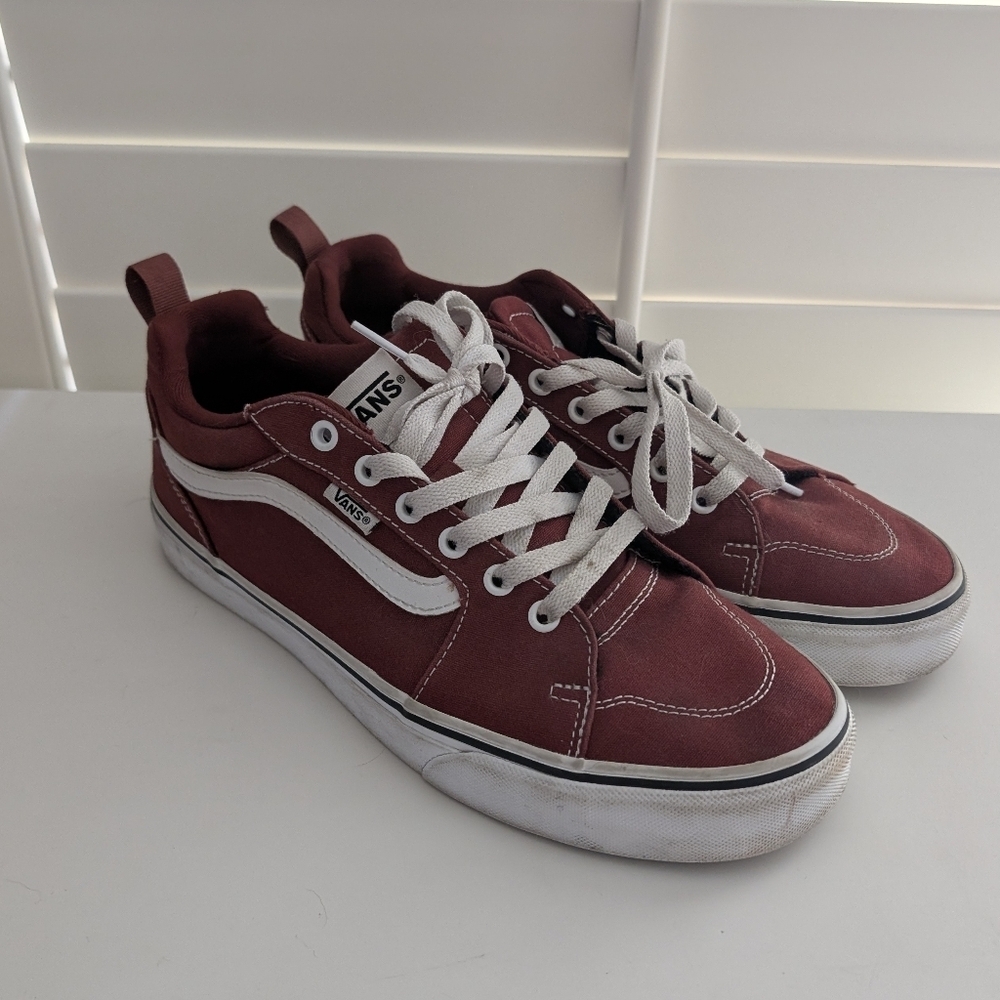 Vans Fillmore Burgundy Sneakers